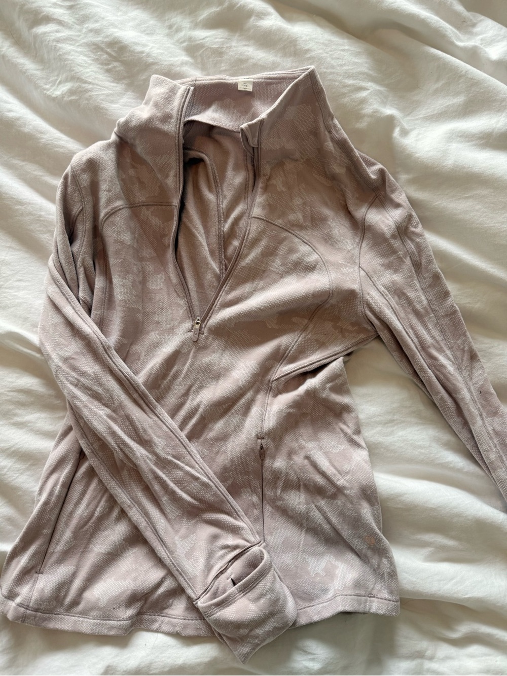 lululemon athletica Women's Quarter-Zip Utility Jacket - Blush Pink
